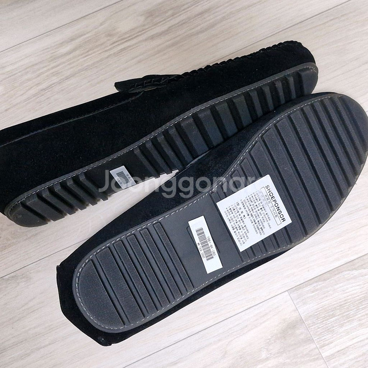 블랙 스웨이드 로퍼 260.새상품--2