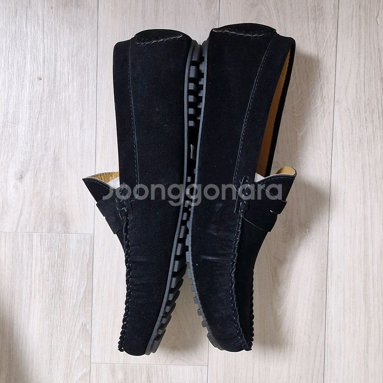 블랙 스웨이드 로퍼 260.새상품--1