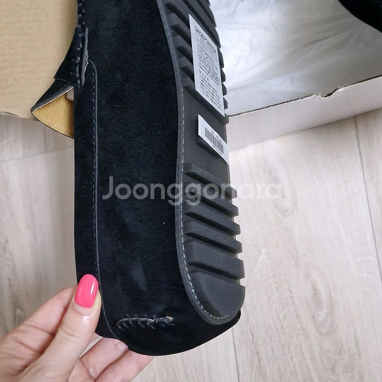 블랙 스웨이드 로퍼 260.새상품--5