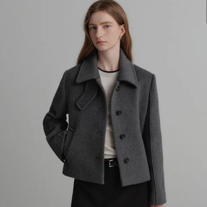 (새상품) 룩캐스트 카미 울 숏 자켓 핸드메이드 코트