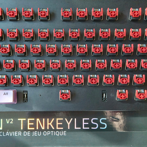 헌츠맨 v2 tkl 리니어 + 푸딩키캡(내용 숙지)