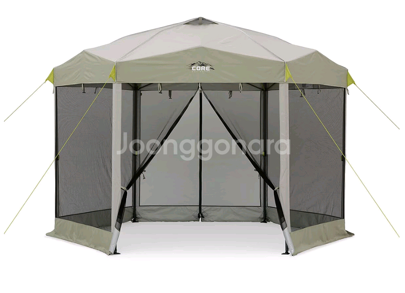 코어 원터치 스크린하우스 캠핑 쉘터 그늘막 천막 새상품--0