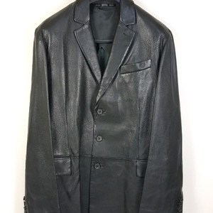 장프랑코페레 검정색 양가죽 남성 자켓