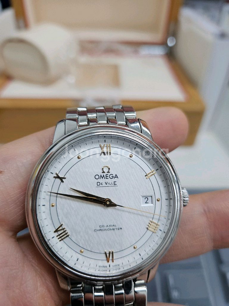 오메가 드빌 프레스티지 스틸 판매합니다--2