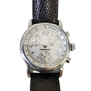 정품 몽블랑 마이스터스튁 7039 크로노그래프 여성 손