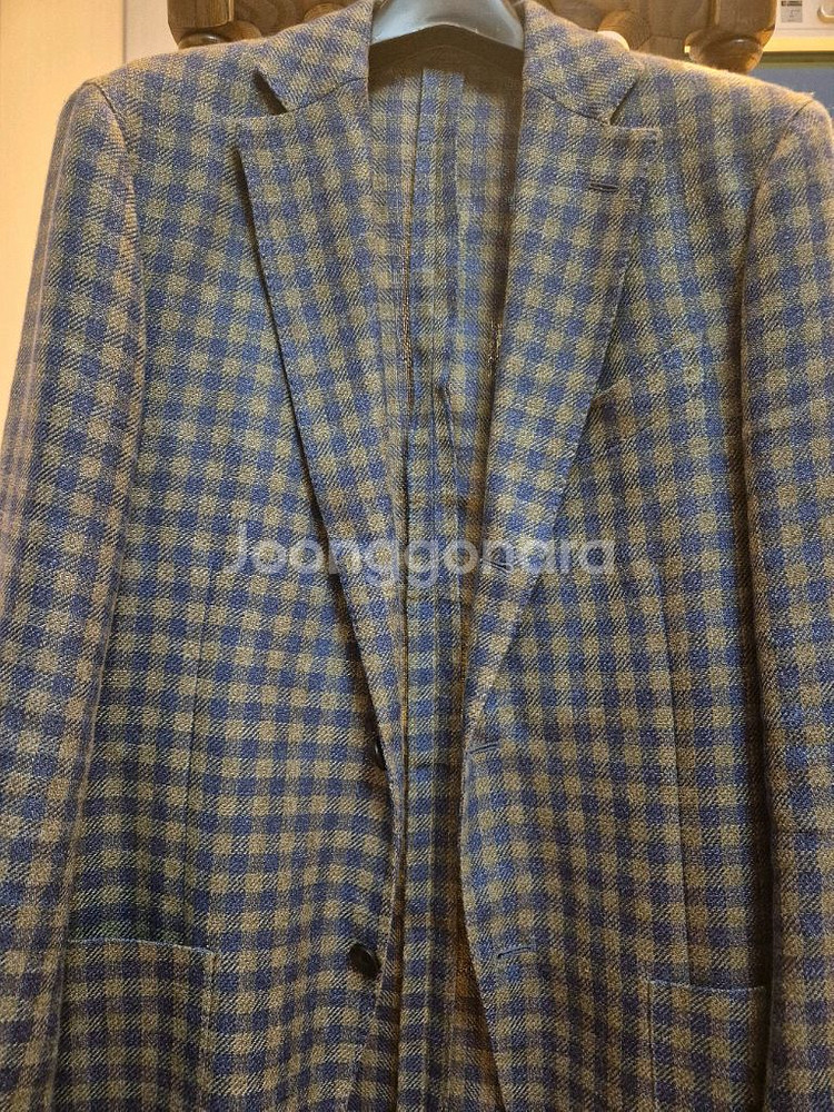 Lardini 남성 체크자켓--0