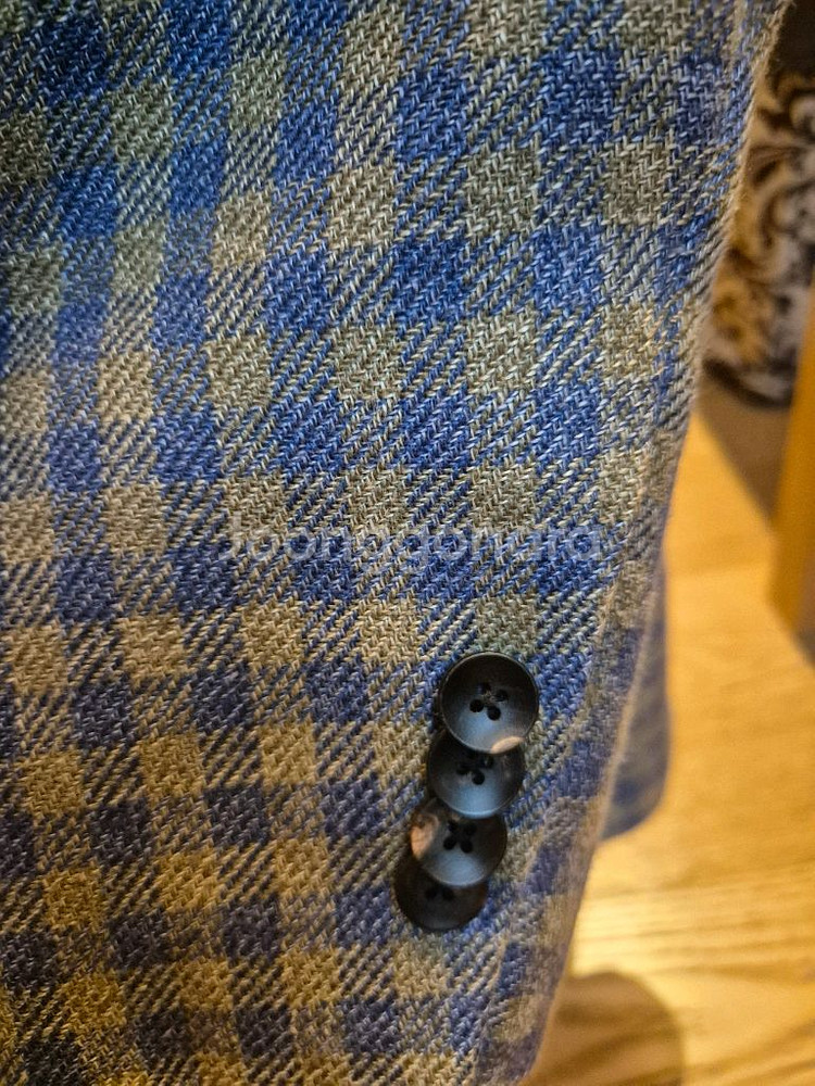 Lardini 남성 체크자켓--3