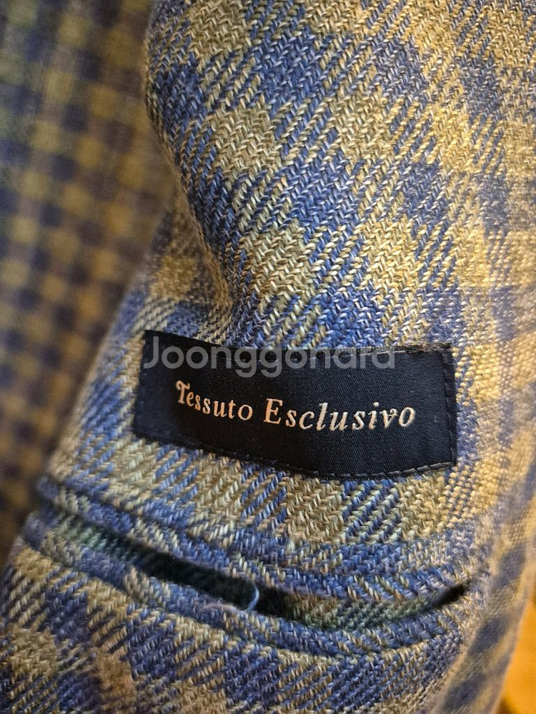 Lardini 남성 체크자켓--4