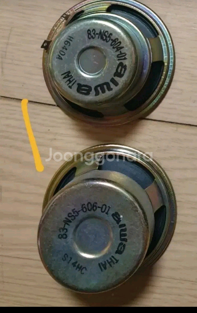 스피커유닛4개.자작용.--0