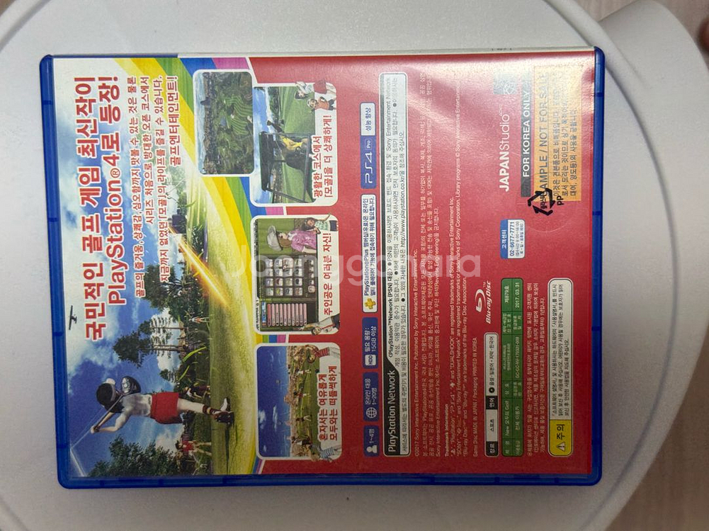 ps4 모두의골프(견본품) 택포1.2/반택1.0--1