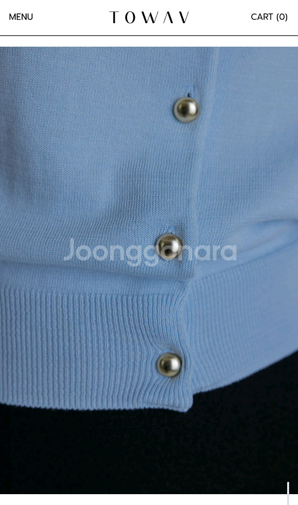 토와브(TOWAV)아이리스 골드 가디건/망고매니플리즈--6