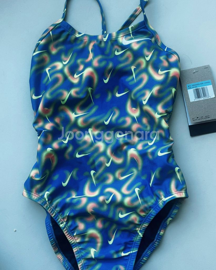 나이키스윔 스우시 다이브 컷아웃 오렌지펄스 26--0