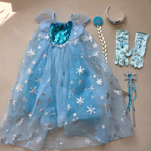 겨울왕국 엘사 코스프레 드레스 풀세트입니다