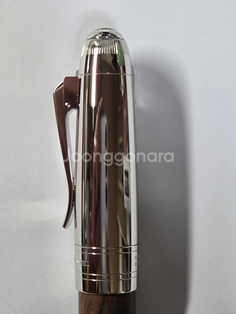 그라폰 매그넘 월넛우드 18K F촉 만년필--2