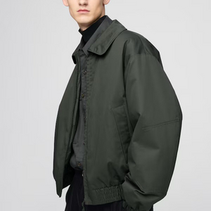 유니클로 퍼프테크 블루종 올리브m 새상품