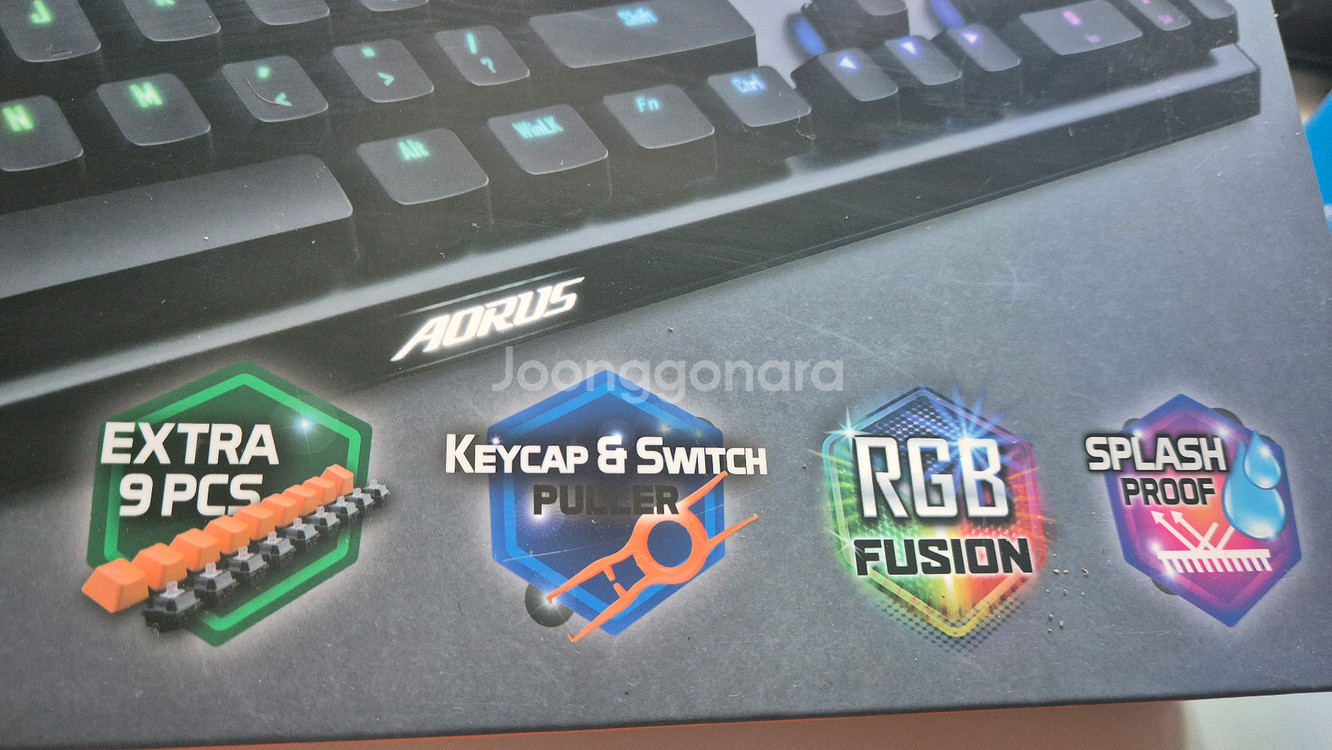 AORUS K9 Optical 기계식 키보드--2