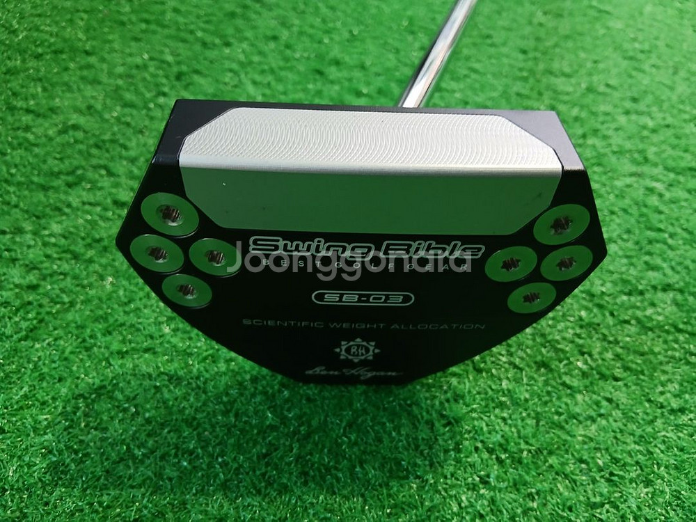 벤호건 스윙 바이블 SB-03 제로토크 퍼터(블랙)--3