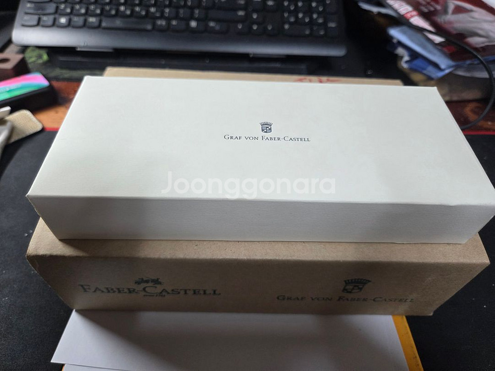 그라폰 매그넘 월넛우드 18K F촉 만년필--8