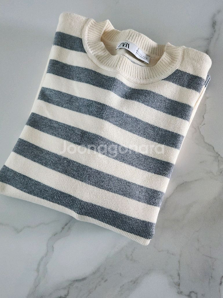 (새상품) 자라 단가라 스트라이프 니트--0