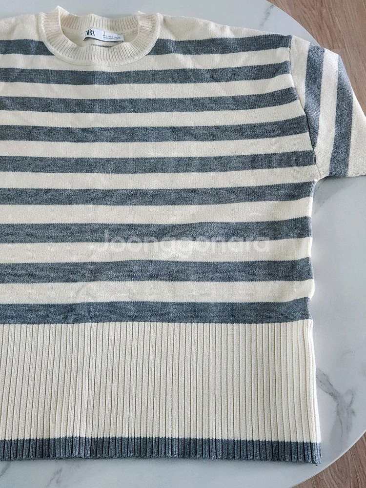 (새상품) 자라 단가라 스트라이프 니트--3