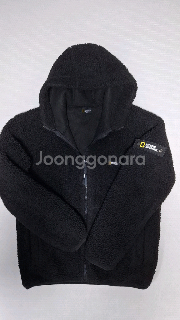 내셔널지오그래픽 후드 양털자켓 110 뽀글이자켓--2