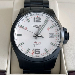 론진 콘퀘스트 V.H.P GMT PVD 43mm