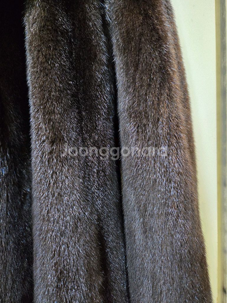 태림 블랙그라마 밍크코트--1