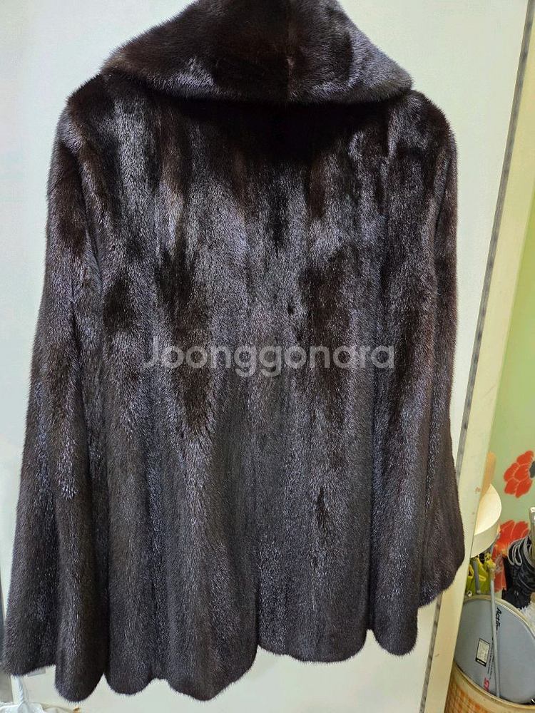 태림 블랙그라마 밍크코트--2