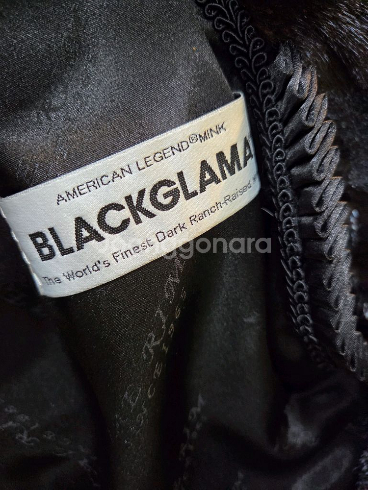 태림 블랙그라마 밍크코트--6