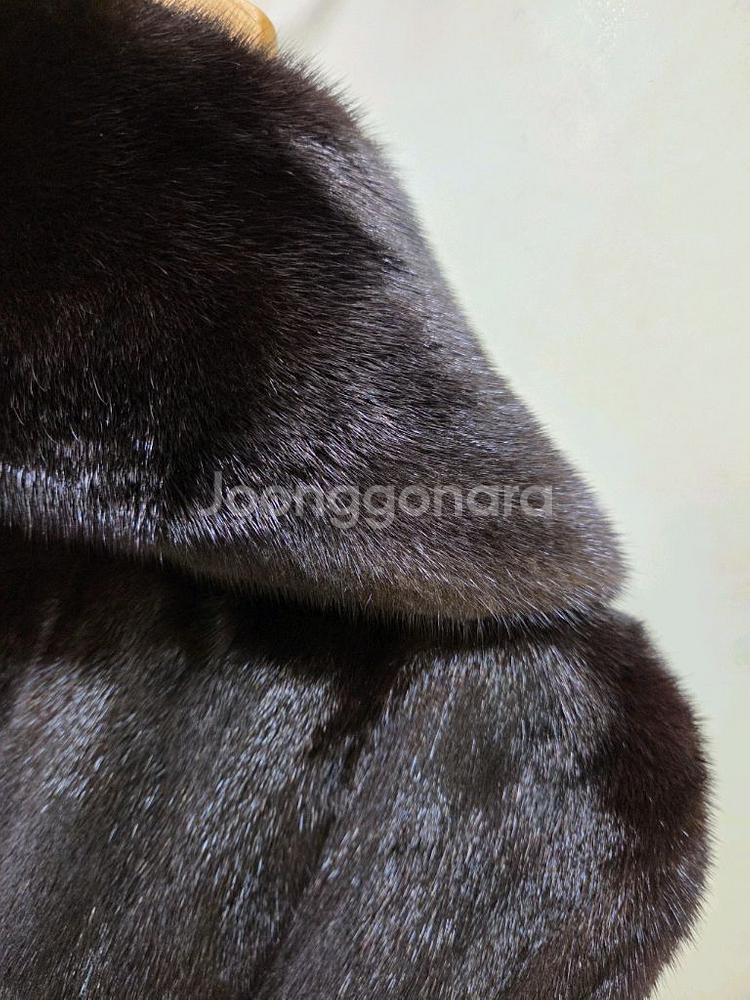 태림 블랙그라마 밍크코트--3