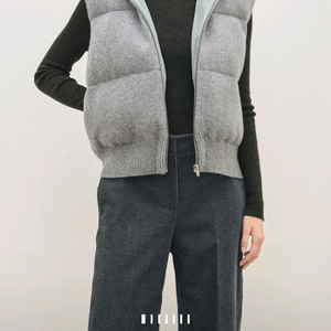 더캐시미어 캐시미어 구스 니트 베스트 랑방 타임 마인