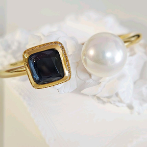 14k뱅글팔찌 진주팔찌