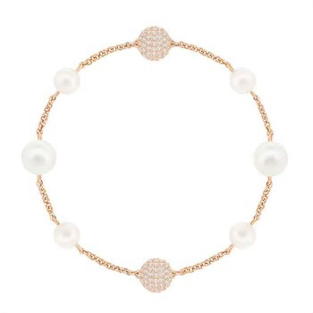 스와로브스키 진주 팔찌 새상품--0