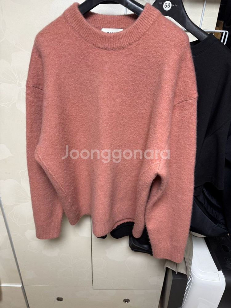 타임옴므 울 블렌드 헤어리 니트 탑--0