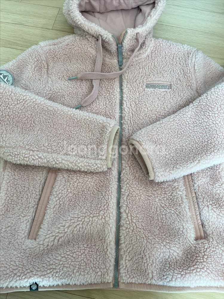 디스커버리 뽀글이 후드집업 95--1