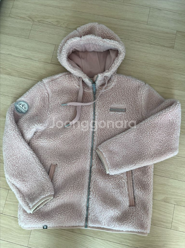 디스커버리 뽀글이 후드집업 95--4