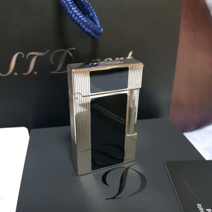 새상품 듀퐁라이터 라인2 쌍불 ca16380 블랙래커