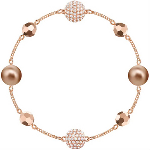 스와로브스키 컬러진주 팔찌 새상품