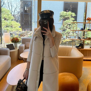 더로랑 럭스 호리젠탈 퍼 베스트(아이보리)