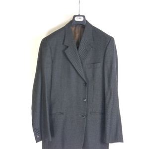 크리지아 청회색 울 남성 정장