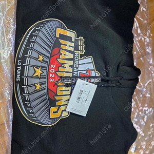 LG트윈스 2023 챔피언 후드티 사이즈90 새제품