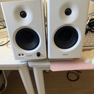 에디파이어 MR4 화이트+화이트 받침대 판매합니다.