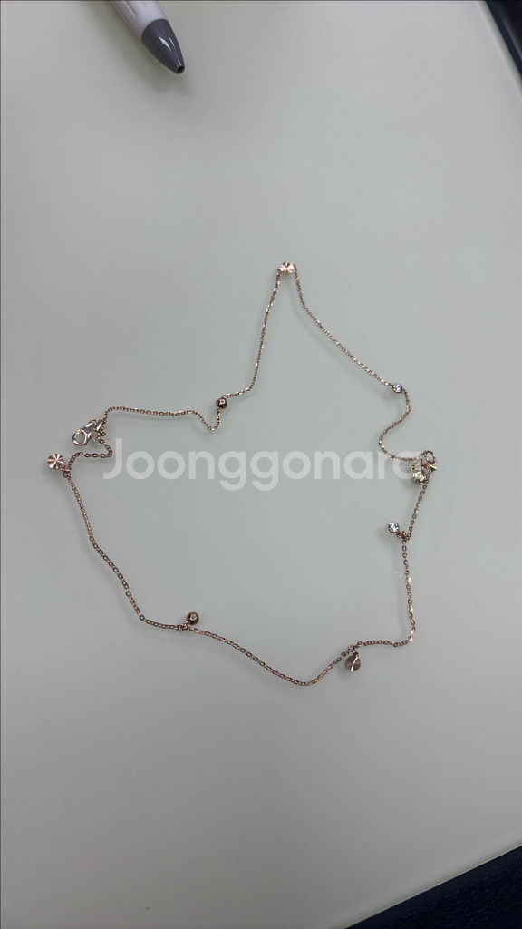 제이에스티나 14k 금목걸이--1