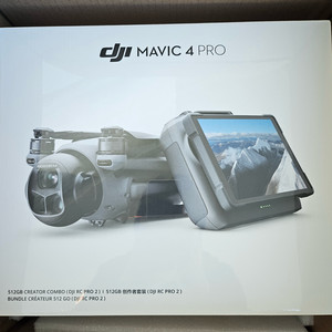 dji 매빅 4 크리에이터 콤보 미개봉 새상품