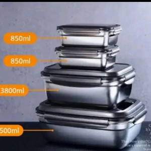 새상품) 스텐 김치통 찬통 4종