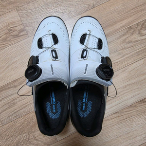 시마노 XC7 화이트 MTB 클릿슈즈 팝니다.