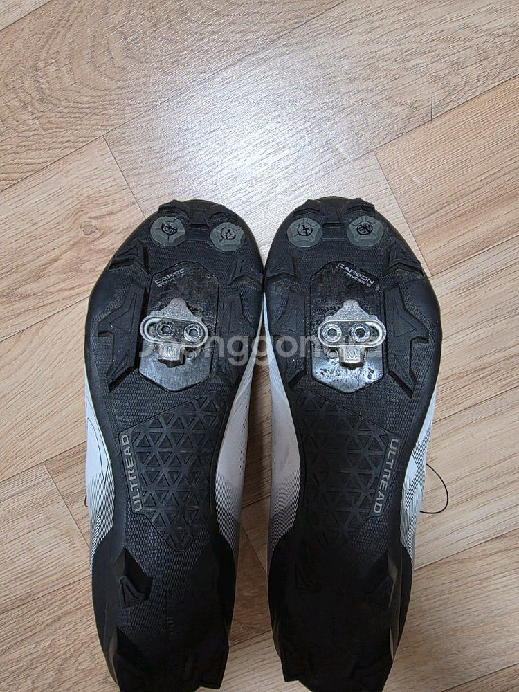 시마노 XC7 화이트 MTB 클릿슈즈 팝니다.--1