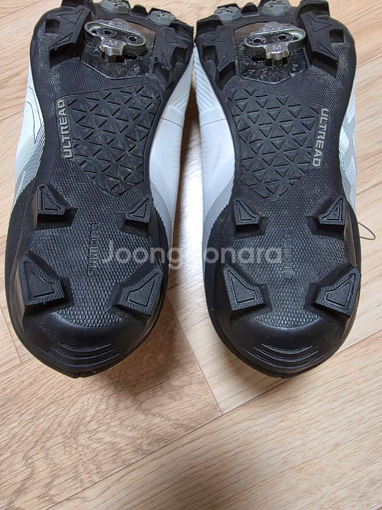 시마노 XC7 화이트 MTB 클릿슈즈 팝니다.--2