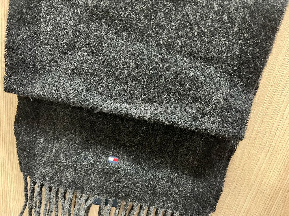 타미힐피거 잉글랜드 울 머플러 새상품--1