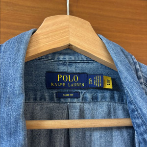 폴로 랄프로렌 청남방 슬림핏 xl